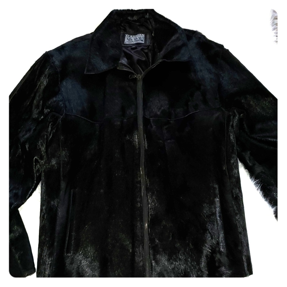 Men Leather Cowhide Jacket